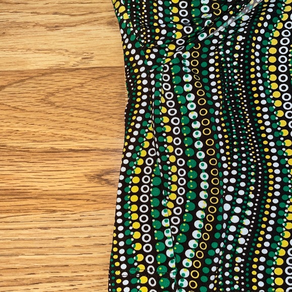 Candies Sleeveless Blouse Juniors Size Large Multicolored Polka Dots EUC - Picture 5 of 7